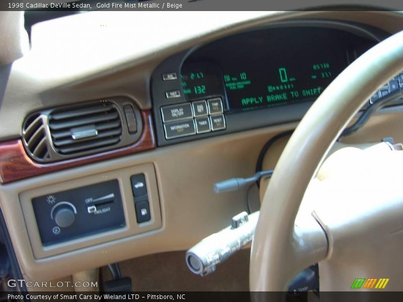 Gold Fire Mist Metallic / Beige 1998 Cadillac DeVille Sedan