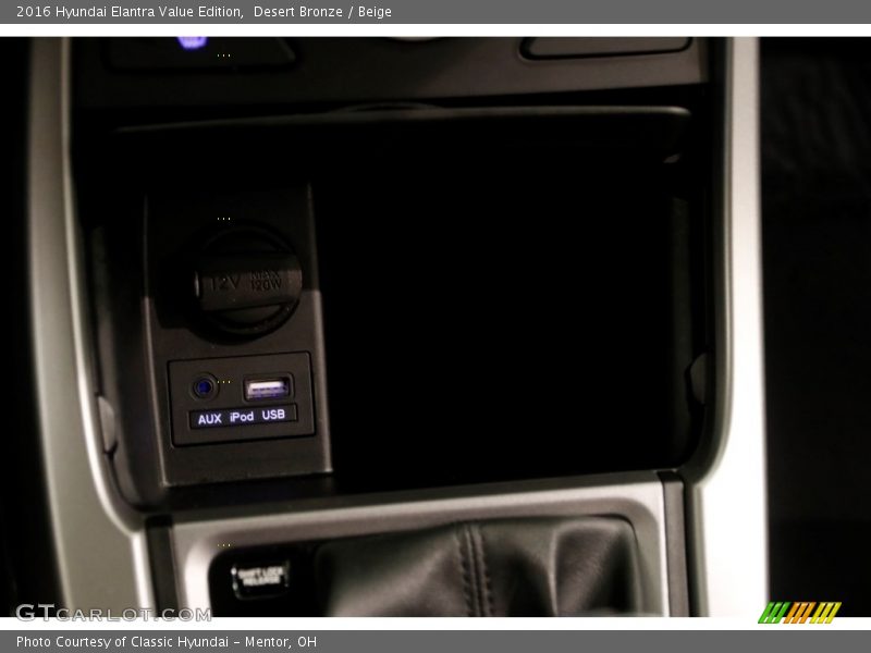 Desert Bronze / Beige 2016 Hyundai Elantra Value Edition