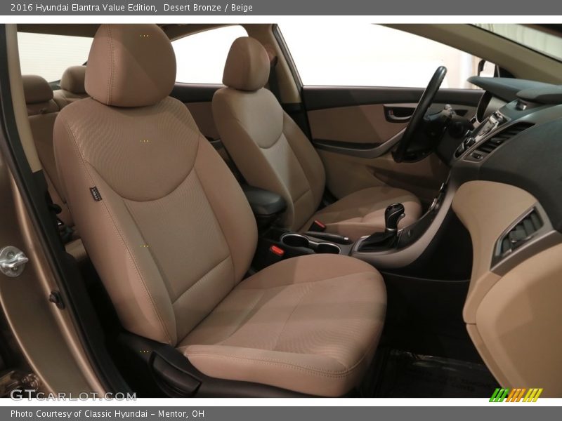 Desert Bronze / Beige 2016 Hyundai Elantra Value Edition