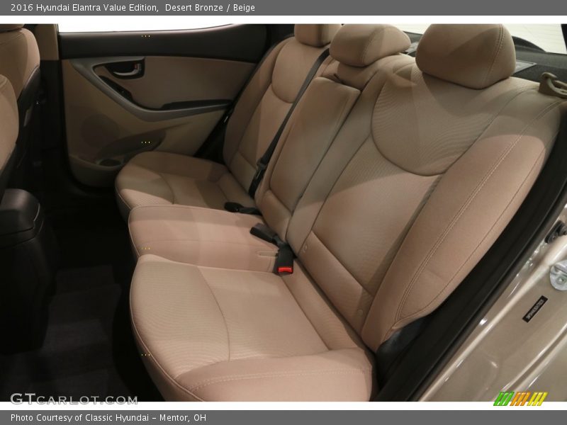 Desert Bronze / Beige 2016 Hyundai Elantra Value Edition