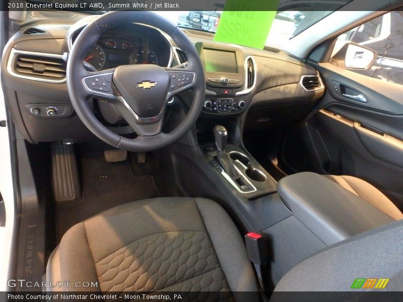 Summit White / Jet Black 2018 Chevrolet Equinox LT AWD