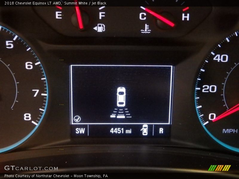 Summit White / Jet Black 2018 Chevrolet Equinox LT AWD