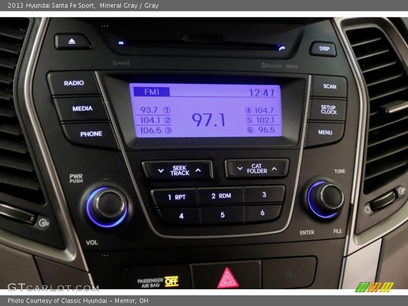 Mineral Gray / Gray 2013 Hyundai Santa Fe Sport