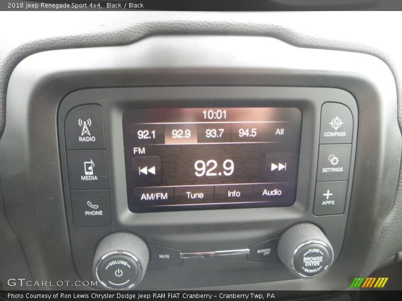Black / Black 2018 Jeep Renegade Sport 4x4