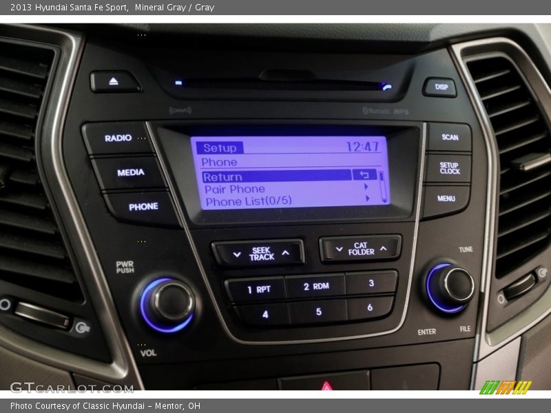 Mineral Gray / Gray 2013 Hyundai Santa Fe Sport