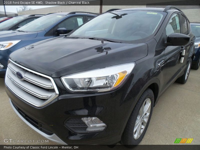 Shadow Black / Charcoal Black 2018 Ford Escape SE 4WD