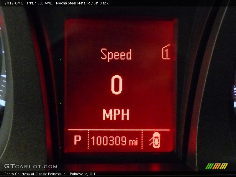 Mocha Steel Metallic / Jet Black 2012 GMC Terrain SLE AWD