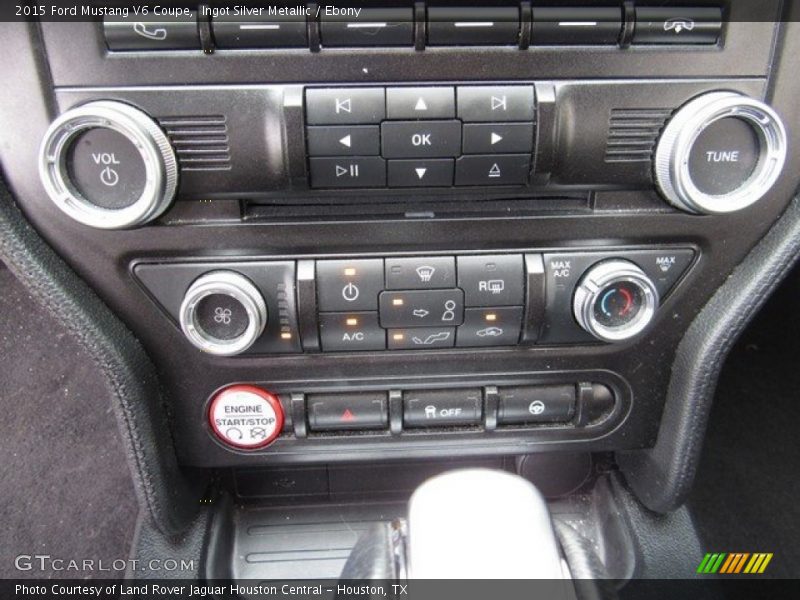 Ingot Silver Metallic / Ebony 2015 Ford Mustang V6 Coupe