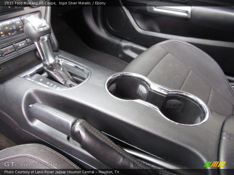 Ingot Silver Metallic / Ebony 2015 Ford Mustang V6 Coupe