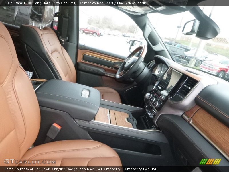 Front Seat of 2019 1500 Long Horn Crew Cab 4x4