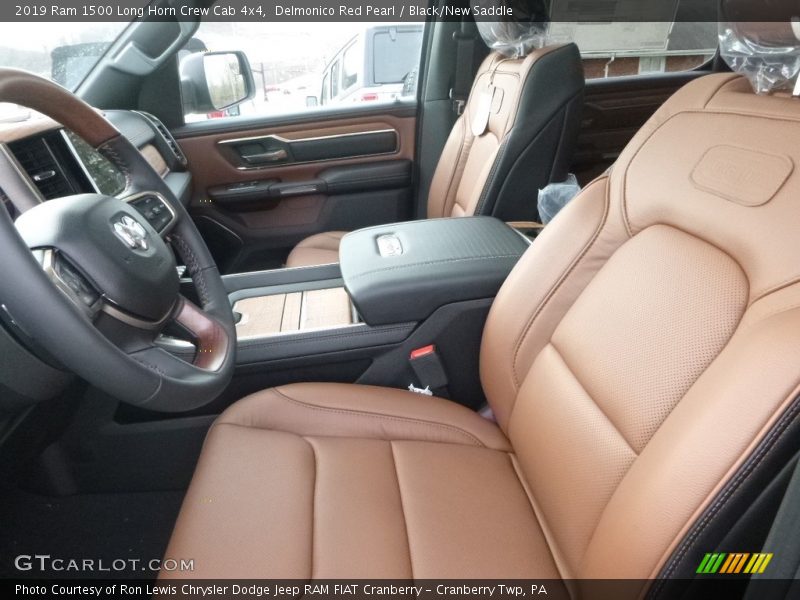 Front Seat of 2019 1500 Long Horn Crew Cab 4x4