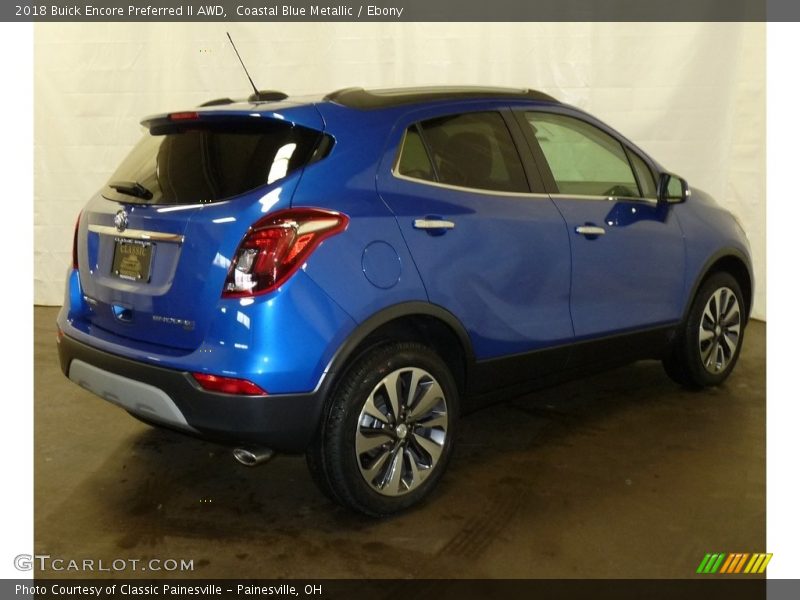 Coastal Blue Metallic / Ebony 2018 Buick Encore Preferred II AWD