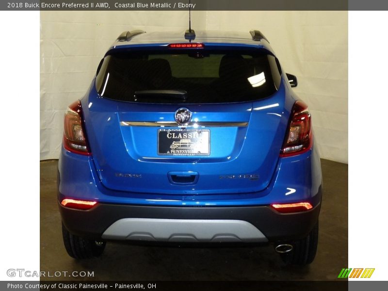 Coastal Blue Metallic / Ebony 2018 Buick Encore Preferred II AWD
