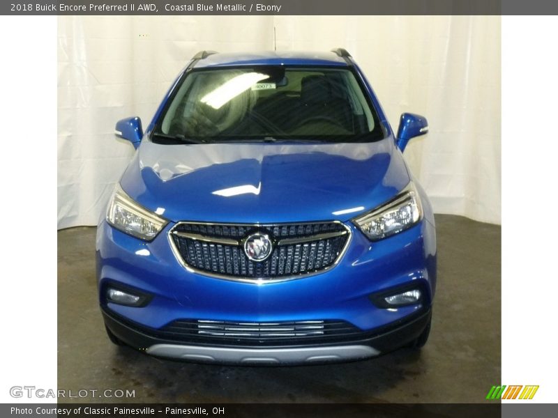 Coastal Blue Metallic / Ebony 2018 Buick Encore Preferred II AWD