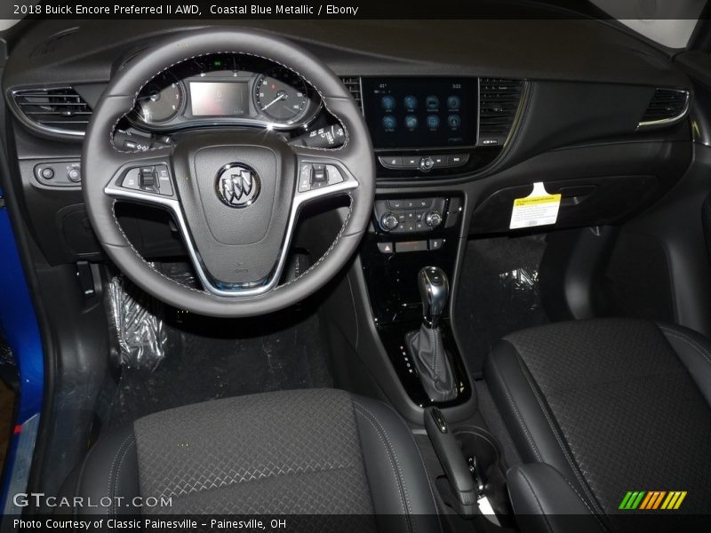 Coastal Blue Metallic / Ebony 2018 Buick Encore Preferred II AWD