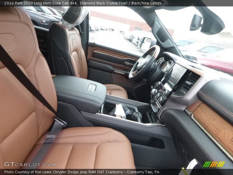 Front Seat of 2019 1500 Long Horn Crew Cab 4x4