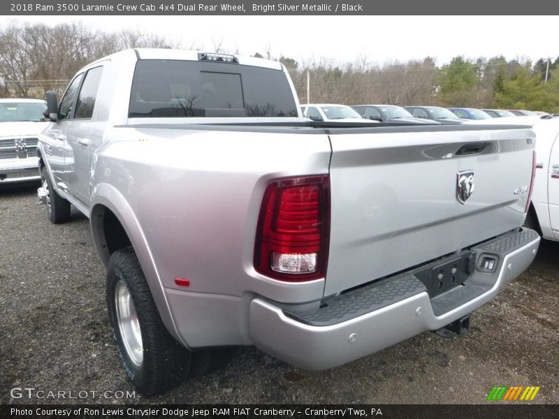 Bright Silver Metallic / Black 2018 Ram 3500 Laramie Crew Cab 4x4 Dual Rear Wheel