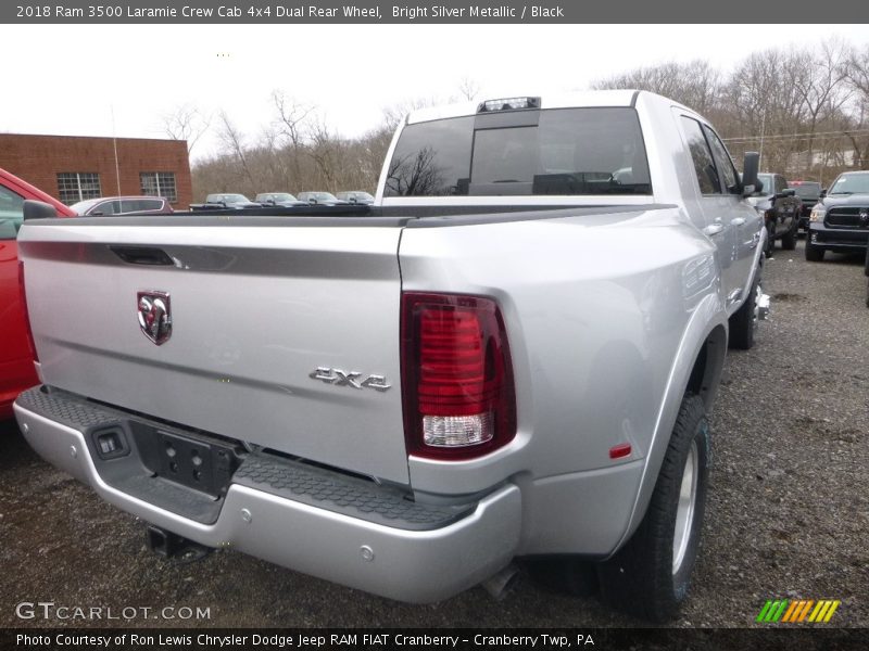 Bright Silver Metallic / Black 2018 Ram 3500 Laramie Crew Cab 4x4 Dual Rear Wheel