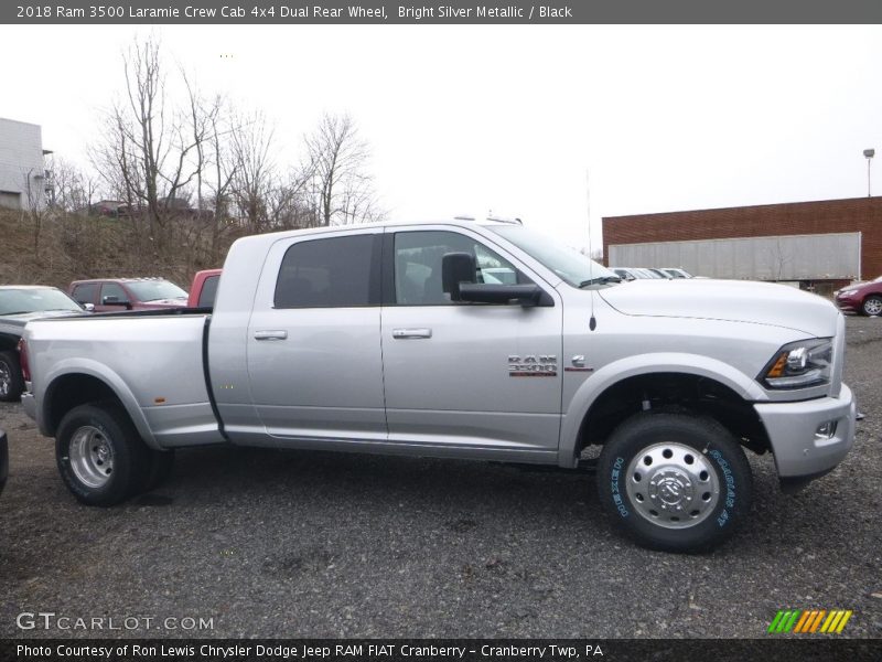  2018 3500 Laramie Crew Cab 4x4 Dual Rear Wheel Bright Silver Metallic