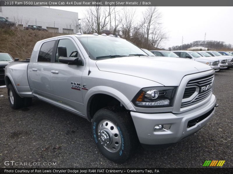 Front 3/4 View of 2018 3500 Laramie Crew Cab 4x4 Dual Rear Wheel