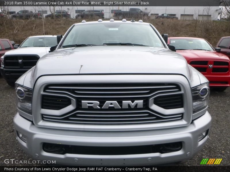 2018 3500 Laramie Crew Cab 4x4 Dual Rear Wheel Bright Silver Metallic