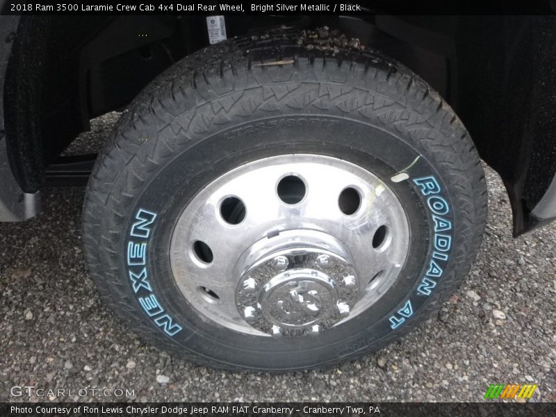 Bright Silver Metallic / Black 2018 Ram 3500 Laramie Crew Cab 4x4 Dual Rear Wheel