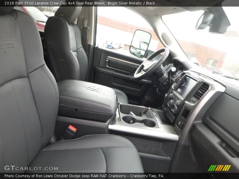 Bright Silver Metallic / Black 2018 Ram 3500 Laramie Crew Cab 4x4 Dual Rear Wheel