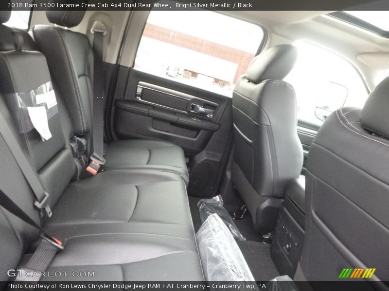 Rear Seat of 2018 3500 Laramie Crew Cab 4x4 Dual Rear Wheel