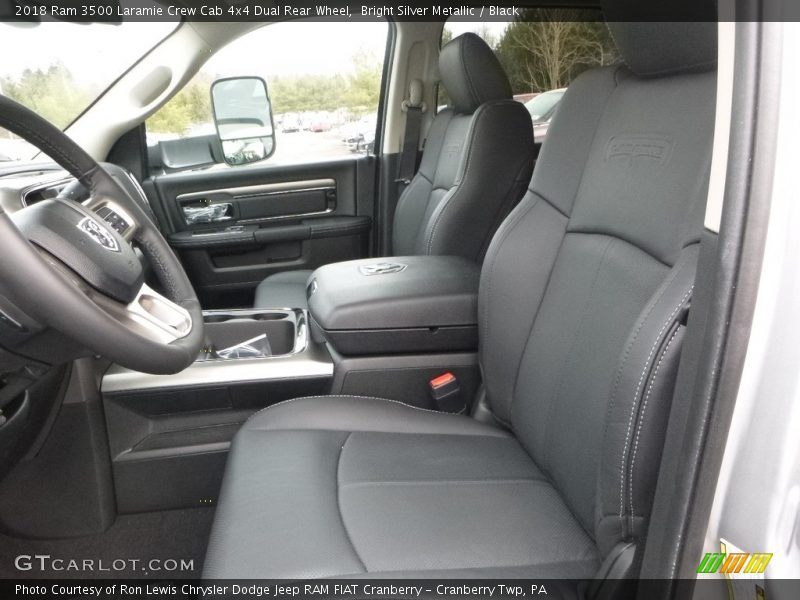 Front Seat of 2018 3500 Laramie Crew Cab 4x4 Dual Rear Wheel