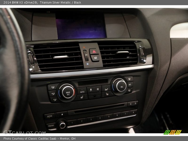 Titanium Silver Metallic / Black 2014 BMW X3 xDrive28i