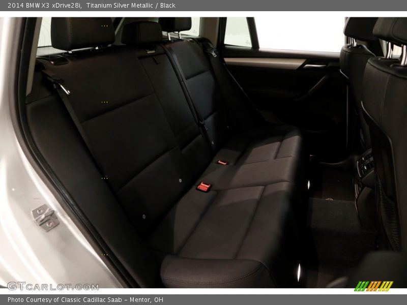 Titanium Silver Metallic / Black 2014 BMW X3 xDrive28i