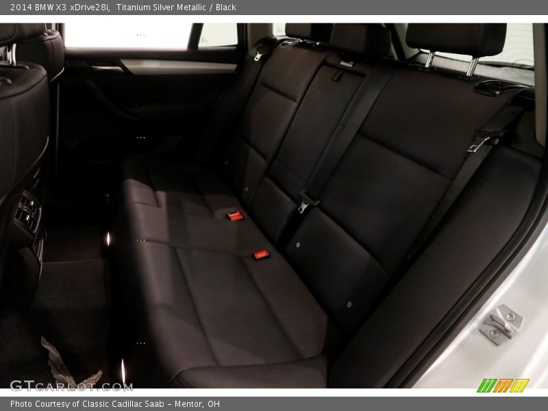 Titanium Silver Metallic / Black 2014 BMW X3 xDrive28i