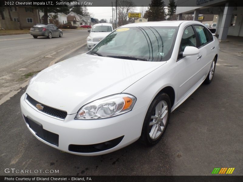 Summit White / Gray 2012 Chevrolet Impala LTZ