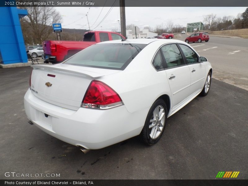 Summit White / Gray 2012 Chevrolet Impala LTZ