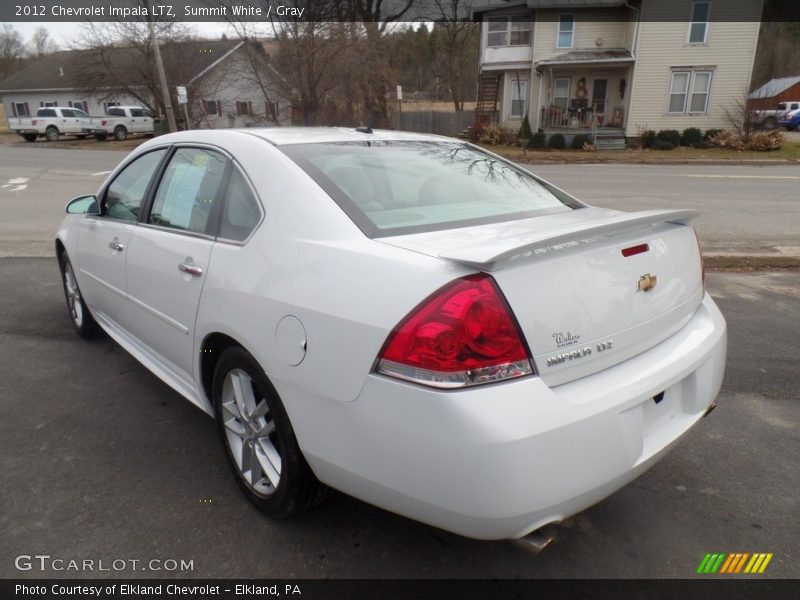 Summit White / Gray 2012 Chevrolet Impala LTZ