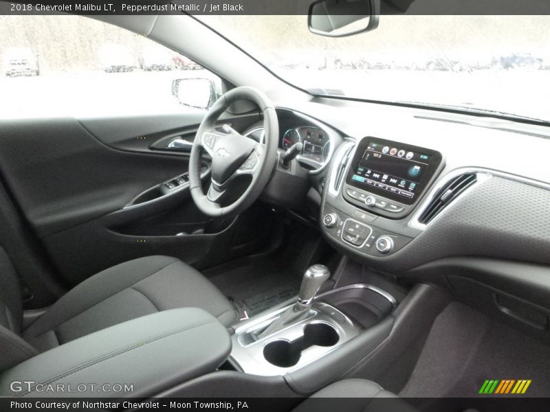 Pepperdust Metallic / Jet Black 2018 Chevrolet Malibu LT