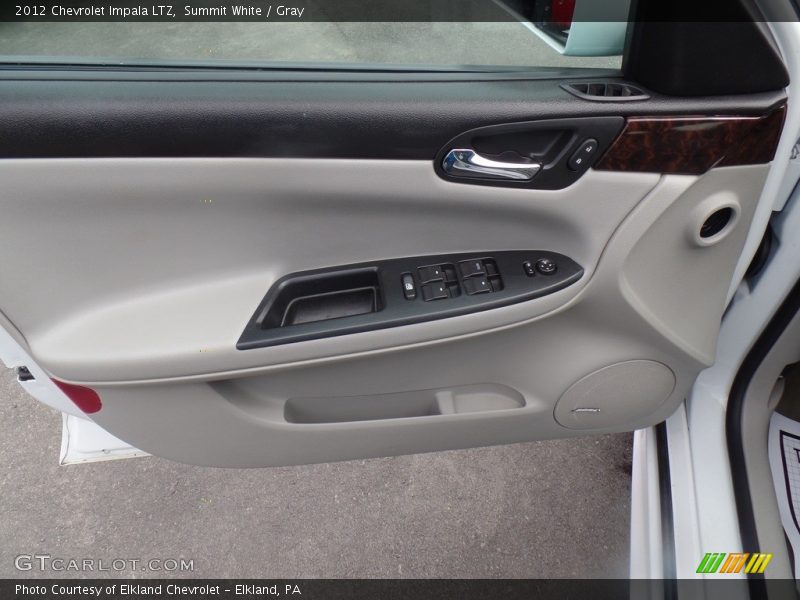 Summit White / Gray 2012 Chevrolet Impala LTZ