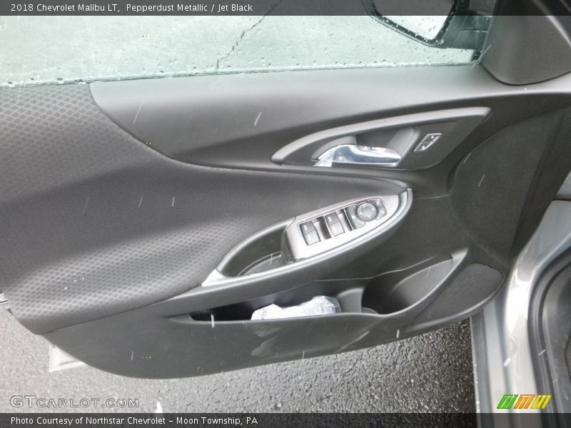 Pepperdust Metallic / Jet Black 2018 Chevrolet Malibu LT