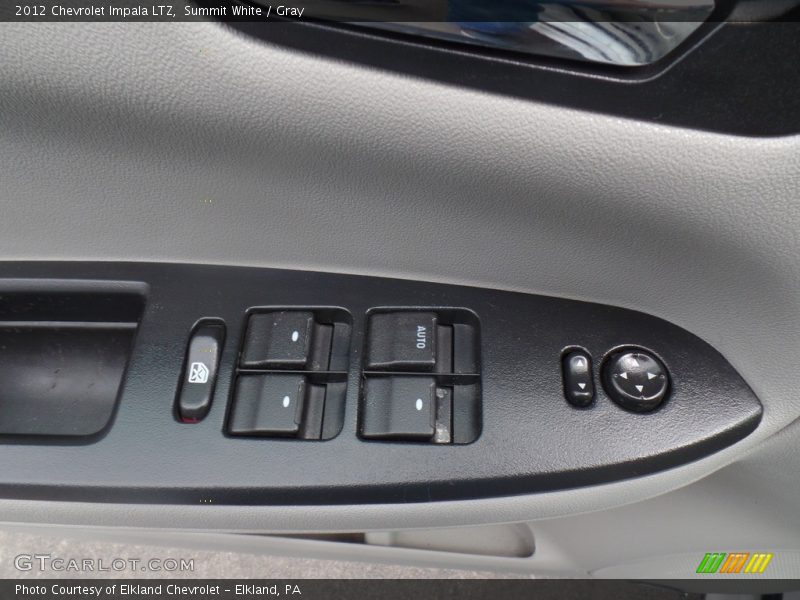 Summit White / Gray 2012 Chevrolet Impala LTZ