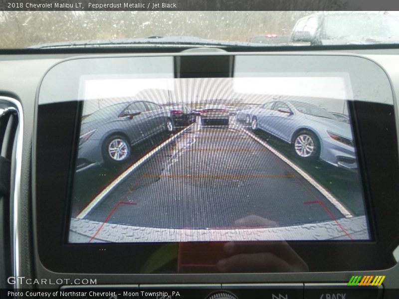 Pepperdust Metallic / Jet Black 2018 Chevrolet Malibu LT