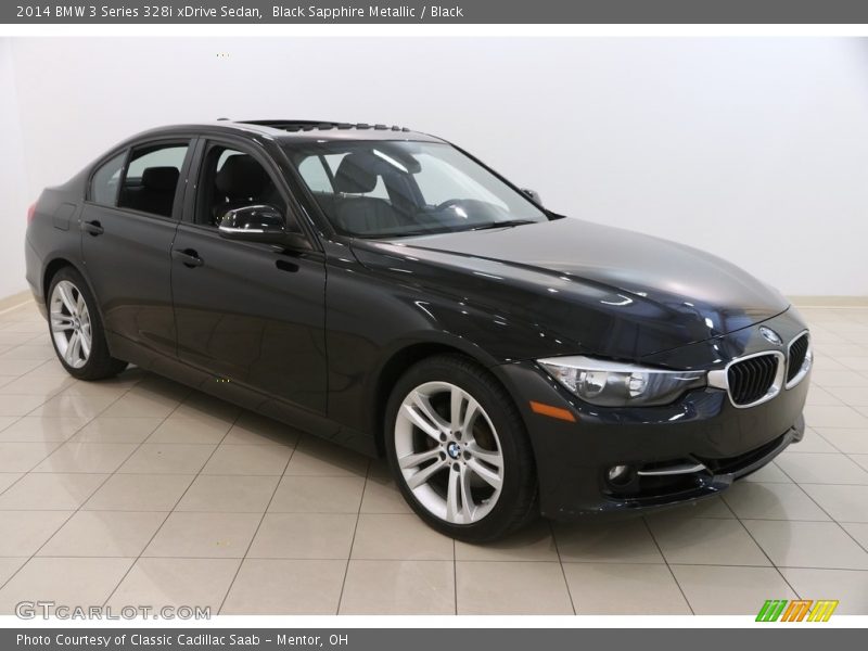 Black Sapphire Metallic / Black 2014 BMW 3 Series 328i xDrive Sedan