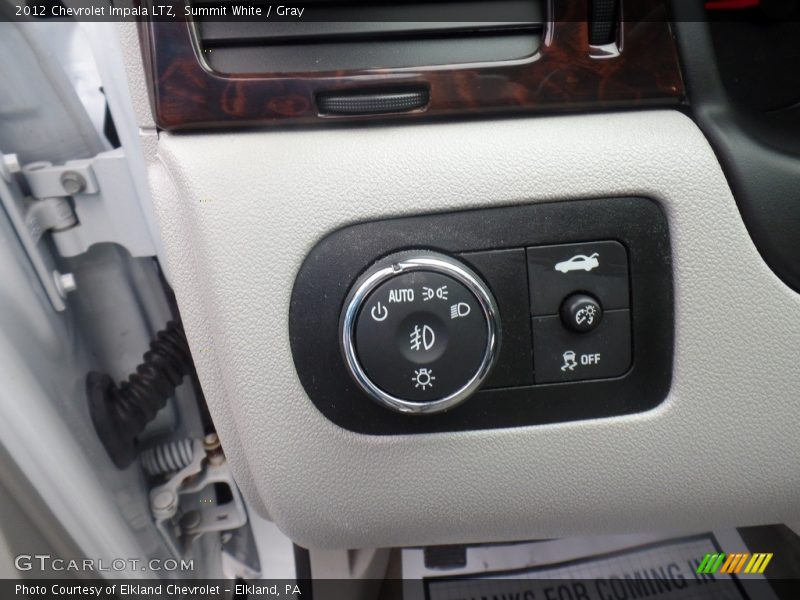Summit White / Gray 2012 Chevrolet Impala LTZ