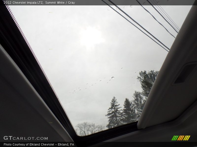 Summit White / Gray 2012 Chevrolet Impala LTZ