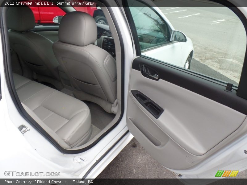 Summit White / Gray 2012 Chevrolet Impala LTZ