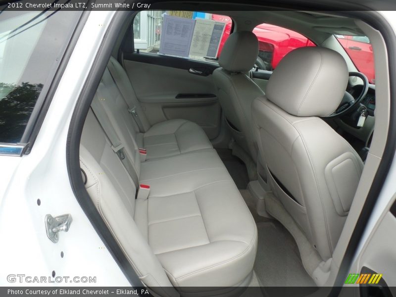 Summit White / Gray 2012 Chevrolet Impala LTZ