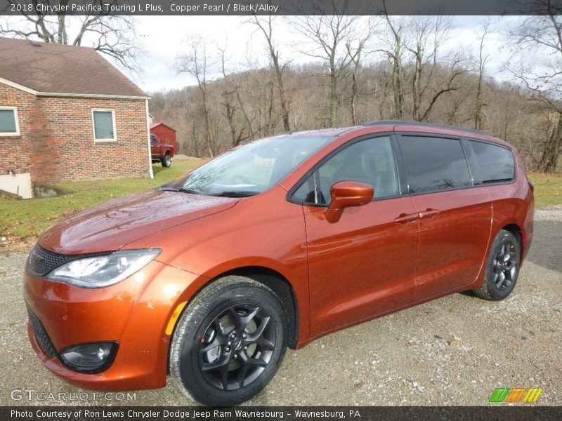Copper Pearl / Black/Alloy 2018 Chrysler Pacifica Touring L Plus