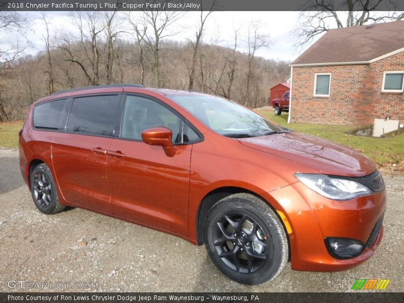 Copper Pearl / Black/Alloy 2018 Chrysler Pacifica Touring L Plus