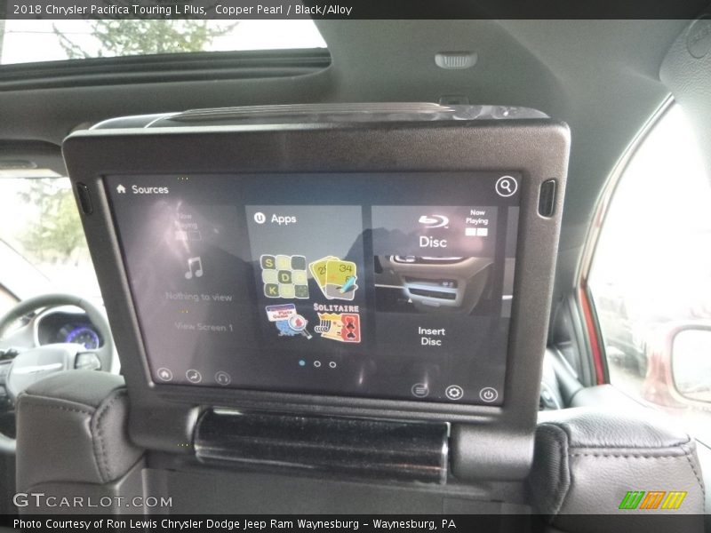 Copper Pearl / Black/Alloy 2018 Chrysler Pacifica Touring L Plus