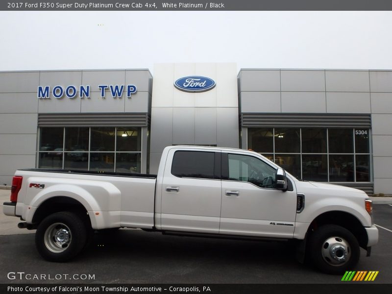 White Platinum / Black 2017 Ford F350 Super Duty Platinum Crew Cab 4x4