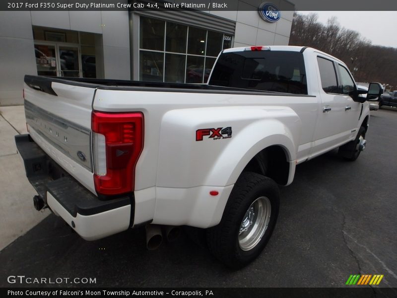 White Platinum / Black 2017 Ford F350 Super Duty Platinum Crew Cab 4x4